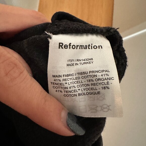 Reformation Black High Rise Women Jeans - Picture 7 of 7